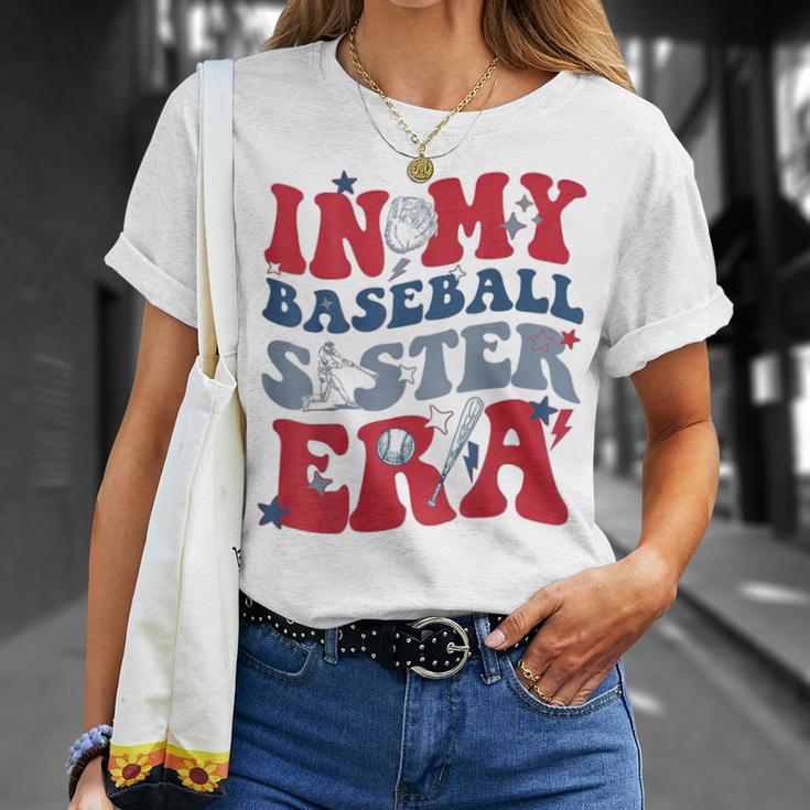 In My Baseball Sister Era T-Shirt Gifts for Her