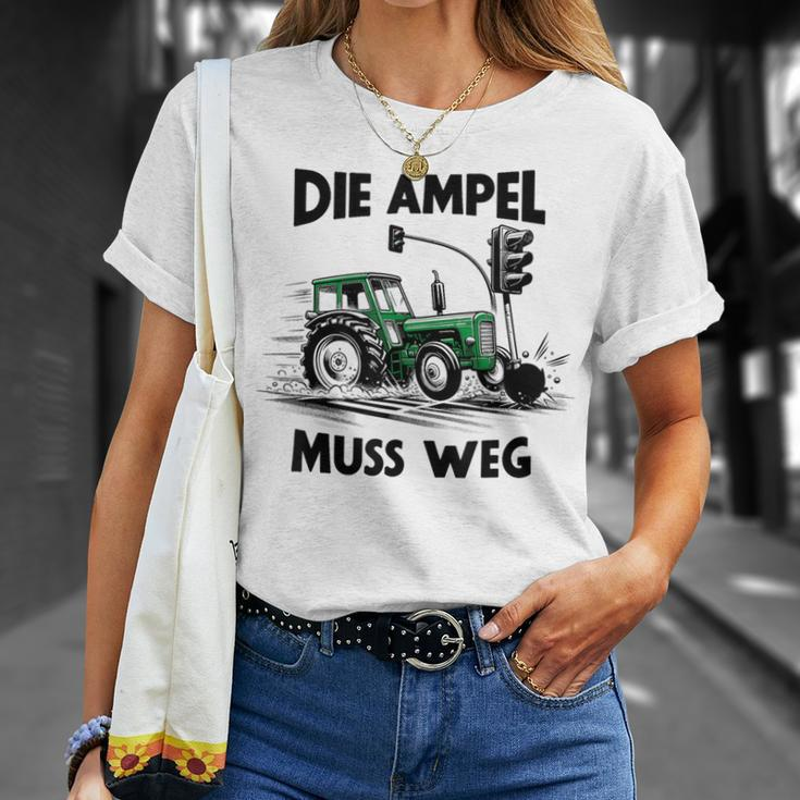 Bauern Unterstützung Die Ampel Muss Weg Die Ampel T-Shirt Geschenke für Sie