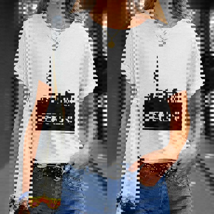 Berlin Motive – Berlin Skyline – City Of Berlin De T-Shirt Gifts for Her