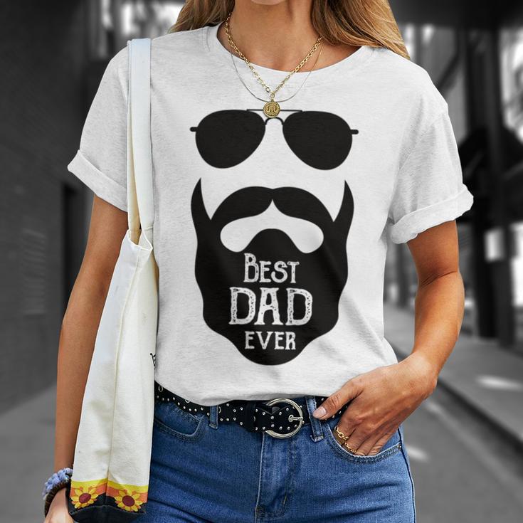 Best Dad Ever Bester Papa Für Bartträger Zum Herrentag T-Shirt Geschenke für Sie