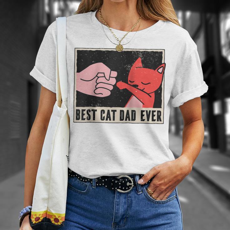 Bester Katzen Papa Tierliebe Raglan T-Shirt Geschenke für Sie