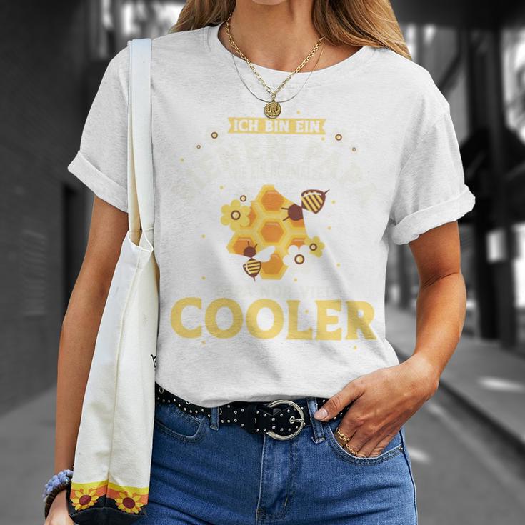 Bienen Papa Wie Ein Normaler Papa Nuriel Cooler Imker T-Shirt Geschenke für Sie