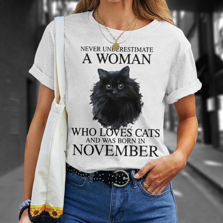 Born In November T-Shirt Gifts for Her