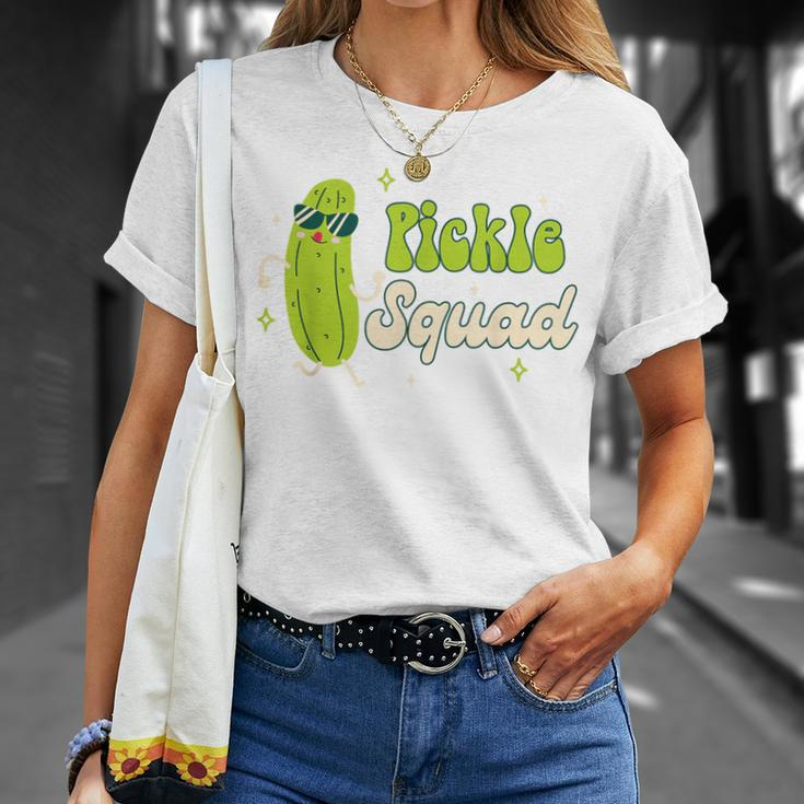 Bridesmaid Bride Babe Pickle Lover Bachelorette Pickle Squad T-Shirt Gifts for Her