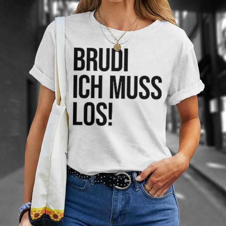 Brudi Brudi Bruder Bro Muss Weg Rap Fan T-Shirt Geschenke für Sie