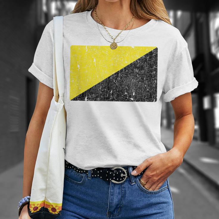 Camisa Anarcho Capitalista Anarcho Bandera Anarco-Capitalista Camiseta unisex Regalos para ella