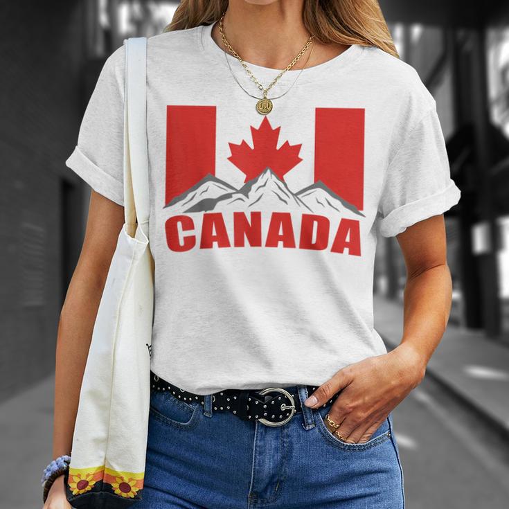 Canadian Canada Flag Excavator T-Shirt Geschenke für Sie