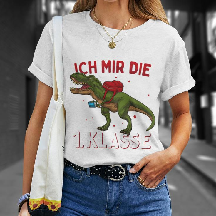 Children's First Day Of School 2023 Dinosaur Jetzt Hol Ich Mir Die 1St Class T-Shirt Geschenke für Sie