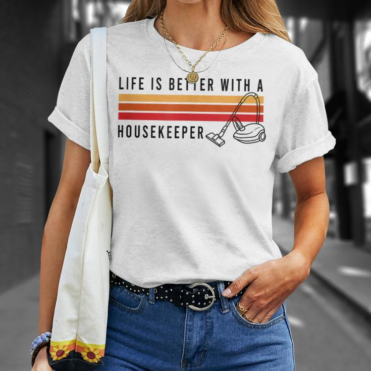 Cleaning Housekeeping Professional Housekeeper T-Shirt Gifts for Her