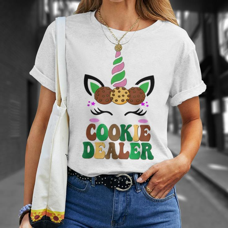 Cookie Dealer Scout For Girls Unicorn Women's T-Shirt Gifts for Her