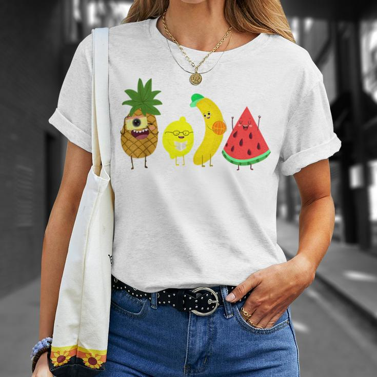 Cute Fruit Friends Family Summer Party T-Shirt Gifts for Her