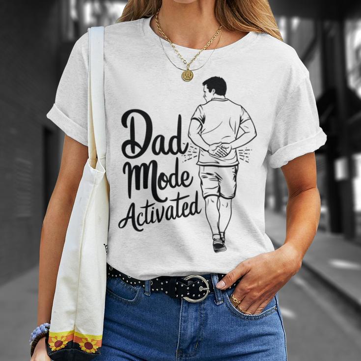 Dad-Modus Aktiviert Lustiges Papa Memeatertag Besterater T-Shirt Geschenke für Sie