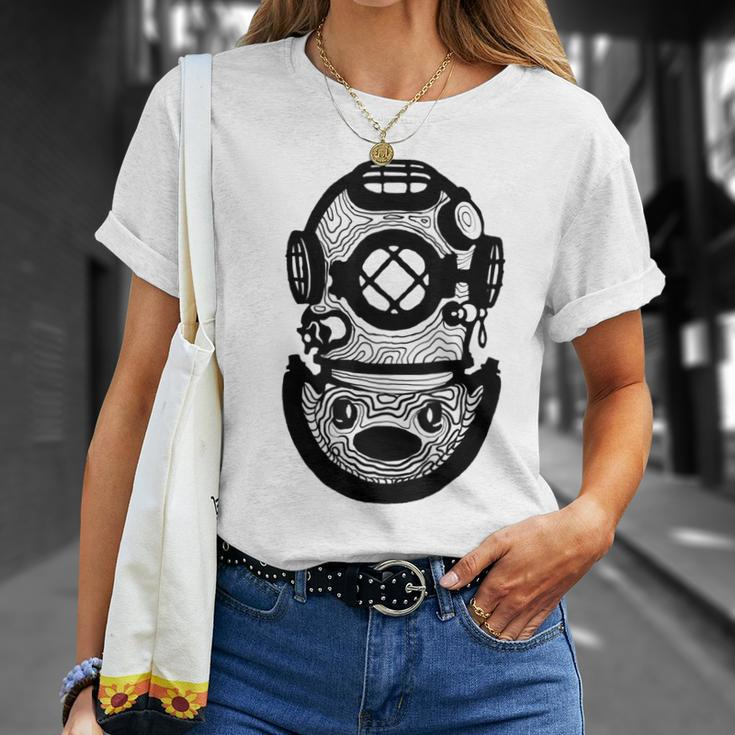 Deep Sea Diver Navy Commercial Scuba Diver Dive Helmet Mk5 T-Shirt Gifts for Her