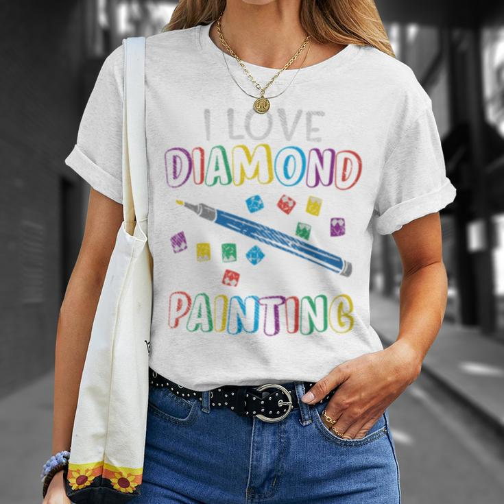 Diamond Painting Idea I Love Diamond Painting T-Shirt Gifts for Her