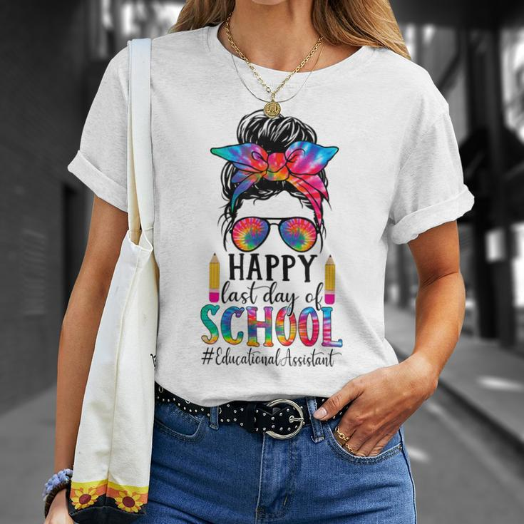 Educational Assistant Last Day Of School Womans School Girl T-Shirt Gifts for Her