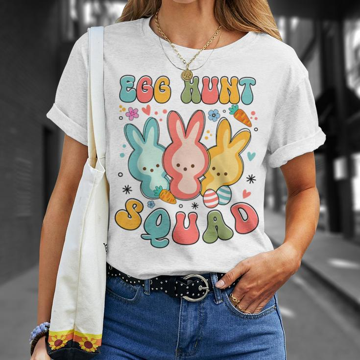 Egg Hunt Squad Hunting Season Easter Day Bunny T-Shirt Gifts for Her