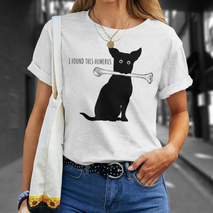 I Found This Humerus Dog Lover Humorous Pun T-Shirt Gifts for Her