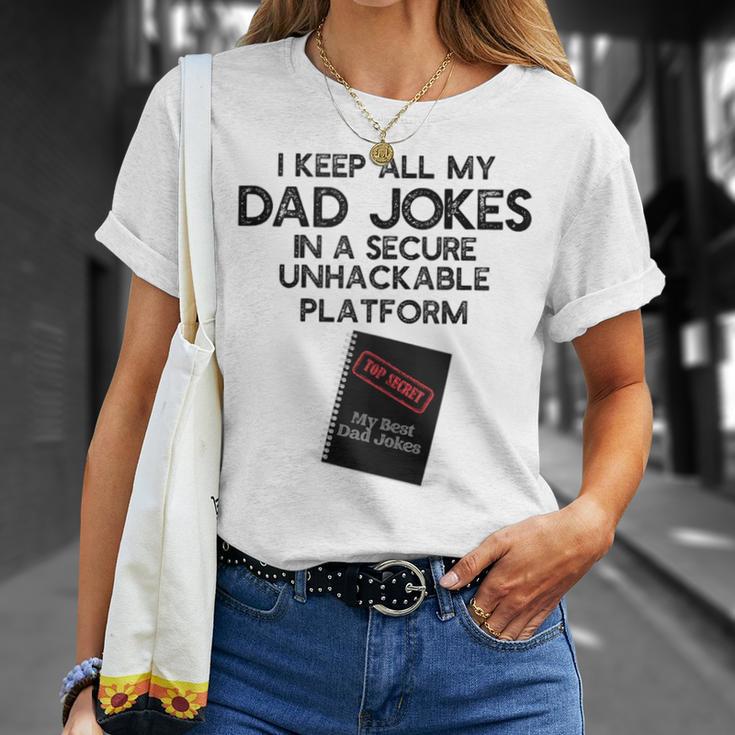 Geeky Dad Jokes T-Shirt Gifts for Her