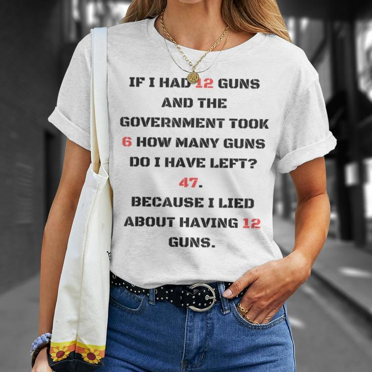 Gun Government Isn't Taking My Guns T-Shirt Gifts for Her