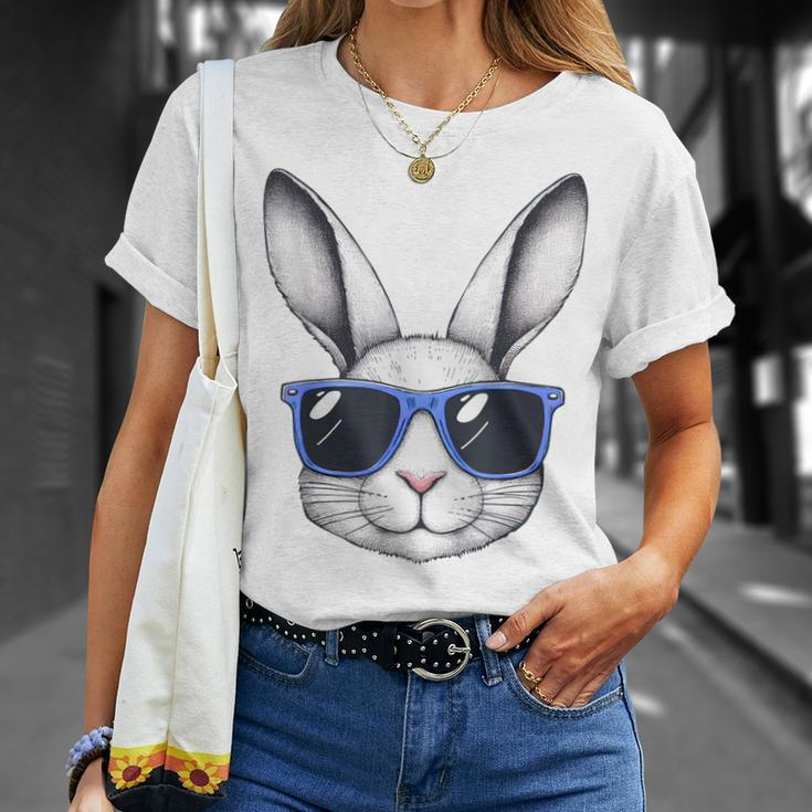 Rabbit Bunny Face Sunglasses Easter For Boys Men T-Shirt Gifts for Her