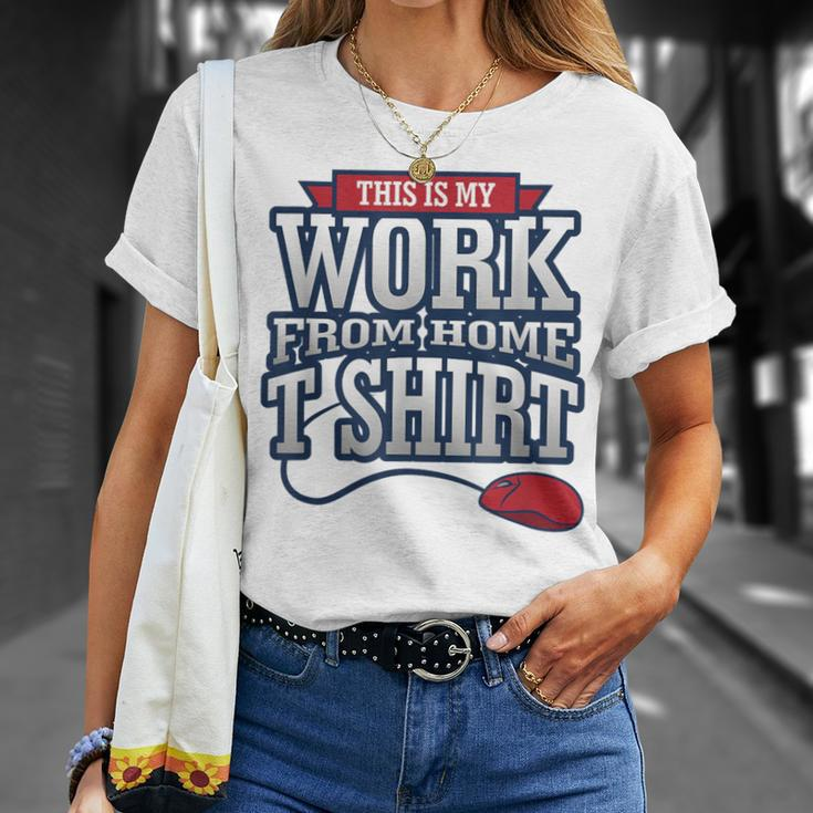 Telecommuter Novelty This Is My Work From Home T-Shirt Gifts for Her