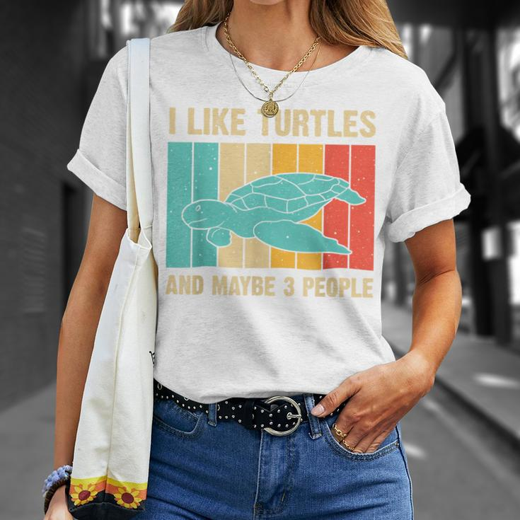 Turtle Sea Turtle Lover Boys Girls T-Shirt Gifts for Her