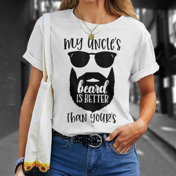 My Uncle's Beard Is Better Than Yours T-Shirt Gifts for Her