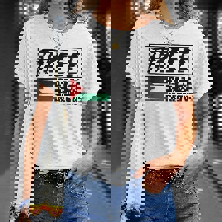 Gaza Libre Palestina Bandera De Palestina Palestina Libre Gaza Camiseta unisex Regalos para ella