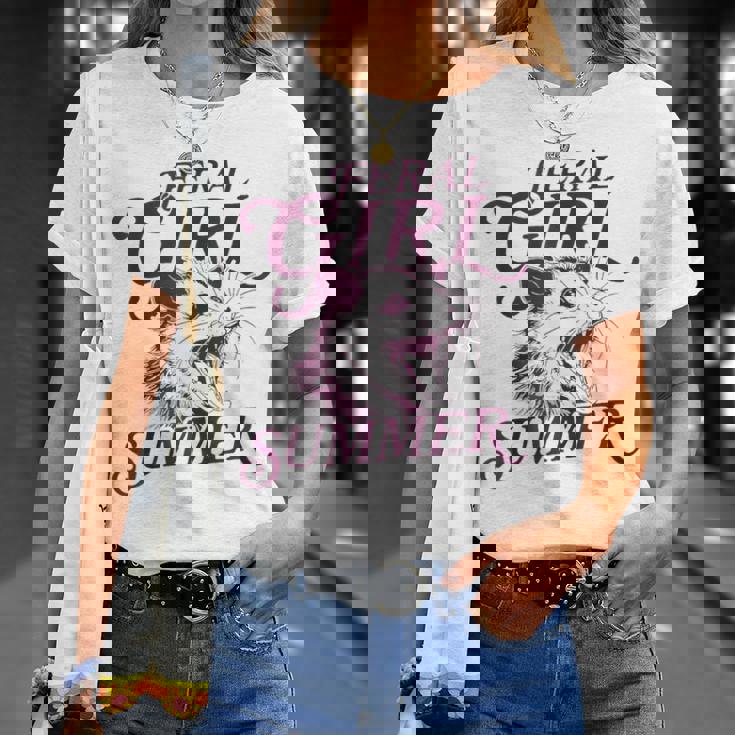Girls Summer Vibes Feral Girl Summer Vacation T-Shirt Gifts for Her