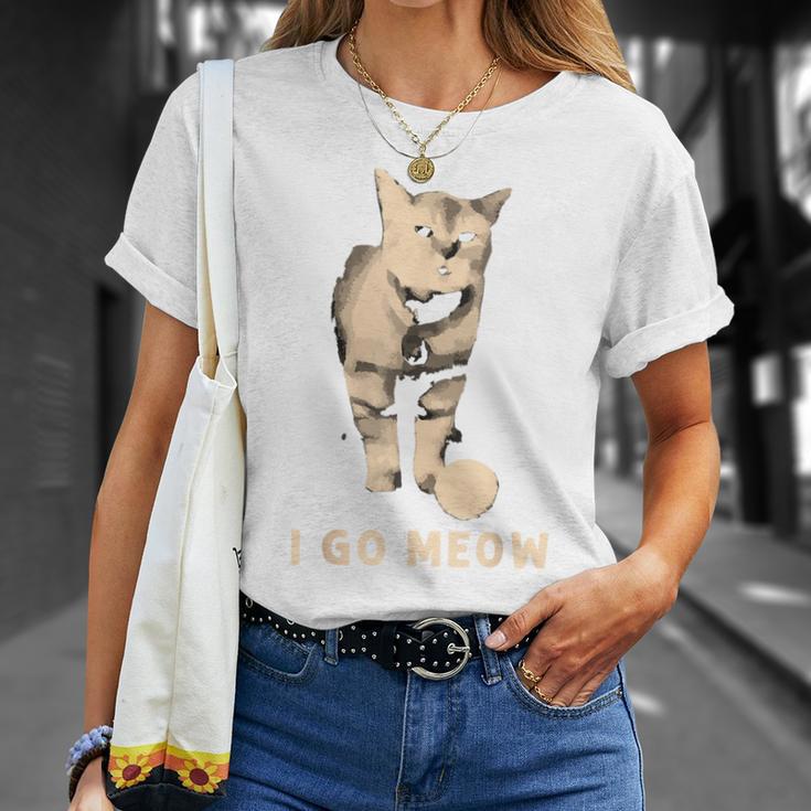 I Go Meow Cute Singing Cat Meme I Go Meow Cat T-Shirt Gifts for Her