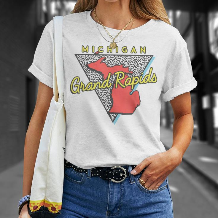 Grand Rapids MichiganVintage Mi Triangle T-Shirt Gifts for Her