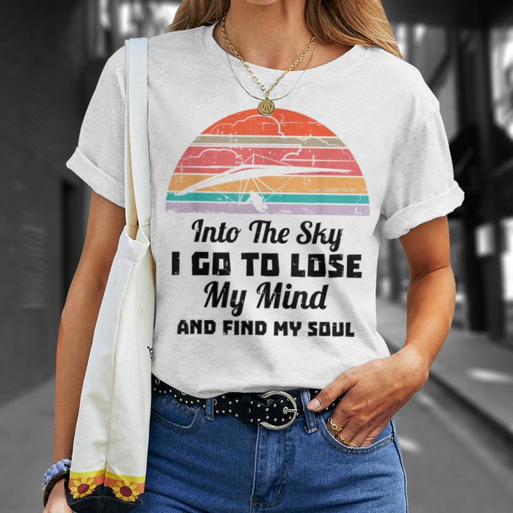 Hang Gliding Into The Sky I Go To Find My Soul T-Shirt Gifts for Her