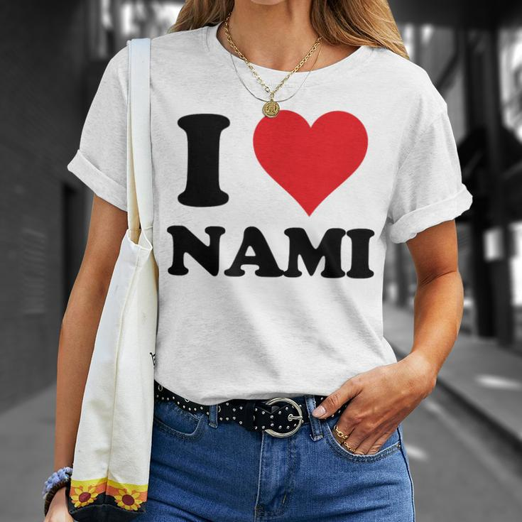 I Heart Nami First Name I Love Personalized Stuff T-Shirt Gifts for Her