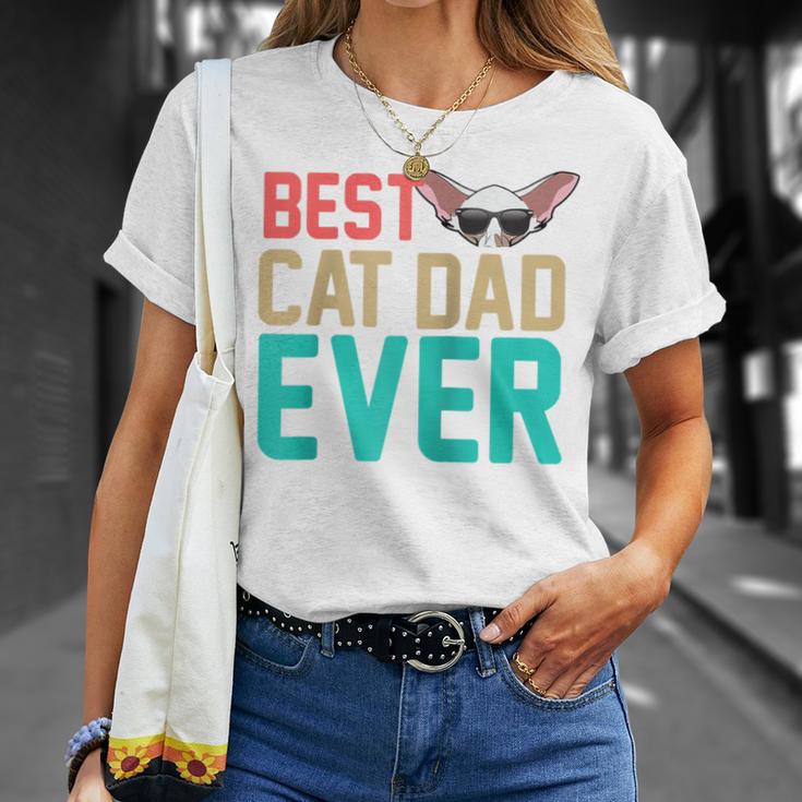 Herren Beste Katze Papa Jemals Lustig Orientalisch Kurzhaar Katze P Raglan T-Shirt Geschenke für Sie