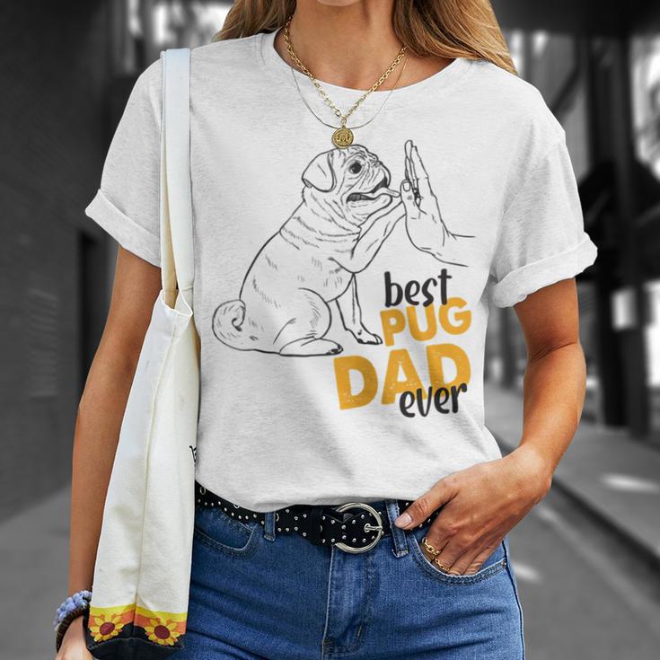 Herren Bester Mops Papa Ever Mops Kleidung Für Männer Mops Papa Raglan T-Shirt Geschenke für Sie