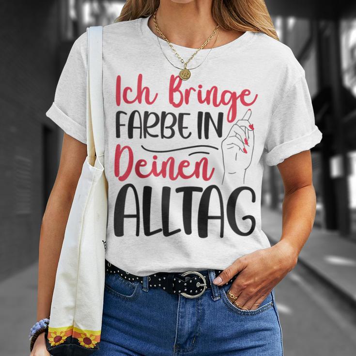 Ich Bringe Farbe In Deinen Alltag Maler Papa Lackierer Kapuzenjacke T-Shirt Geschenke für Sie