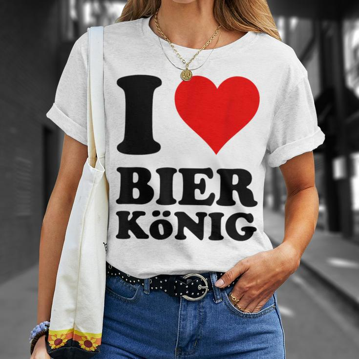 Ich Liebe Bierkönig German T-Shirt Geschenke für Sie