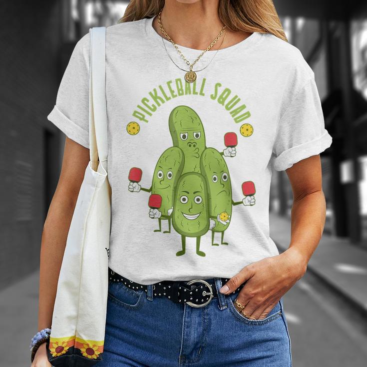 Ironic Pickle Ball Player Dink Pickleball Squad T-Shirt Gifts for Her