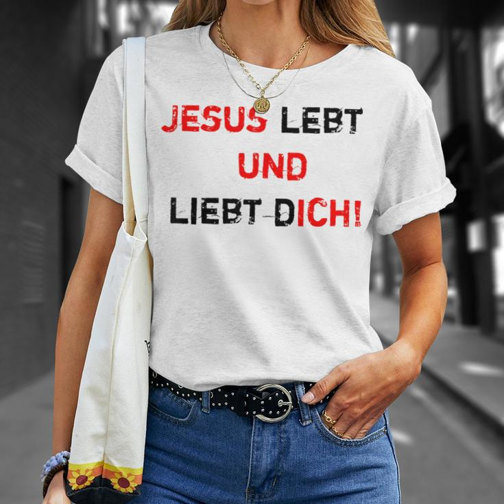 Jesus 4M3 Jesus Leben Und Liebe Dich Glaube Hope Love T-Shirt Geschenke für Sie