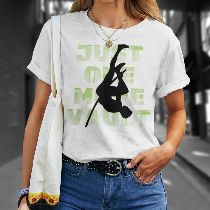 Just One More Vault Fun Pole Vaulting T-Shirt Gifts for Her