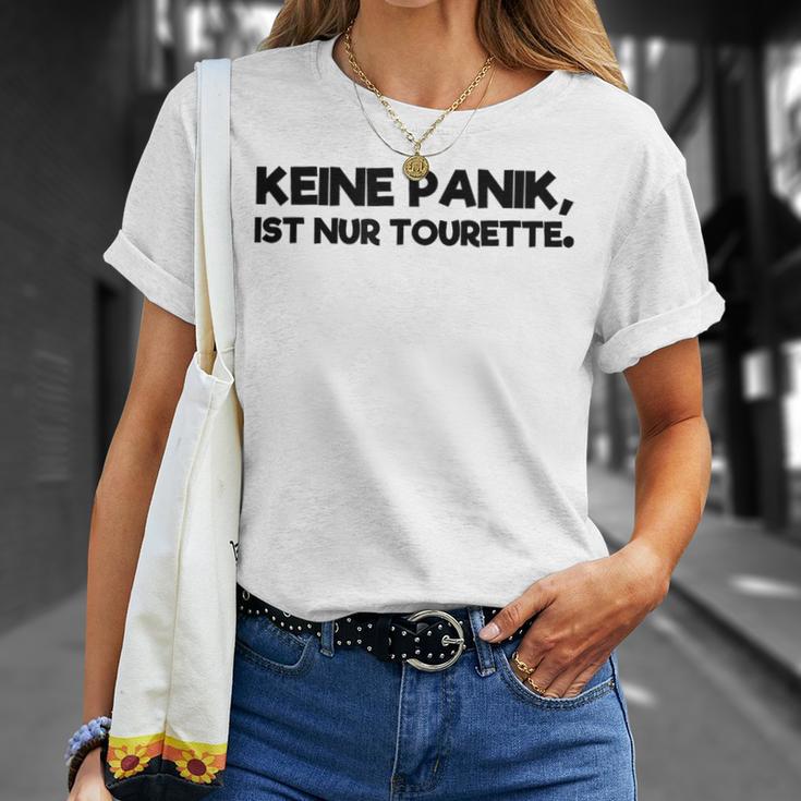 Keine Panik Nur Tourette Syndrome T-Shirt Geschenke für Sie