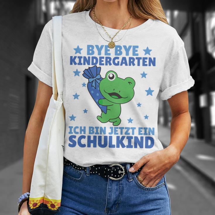 Kinder Bye Kindergarten Ich Bin Jetzt Ein Schulkind Frog T-Shirt Geschenke für Sie