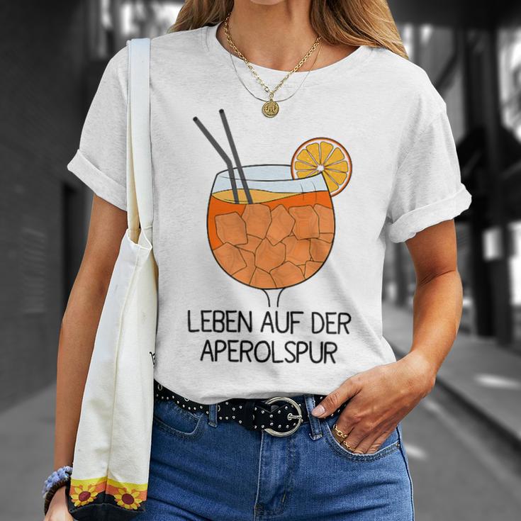 Leben Auf Der Aperolspur Summer Drink T-Shirt Geschenke für Sie