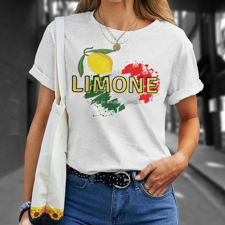 Limone Lago Di Garda Italia Blue T-Shirt Geschenke für Sie