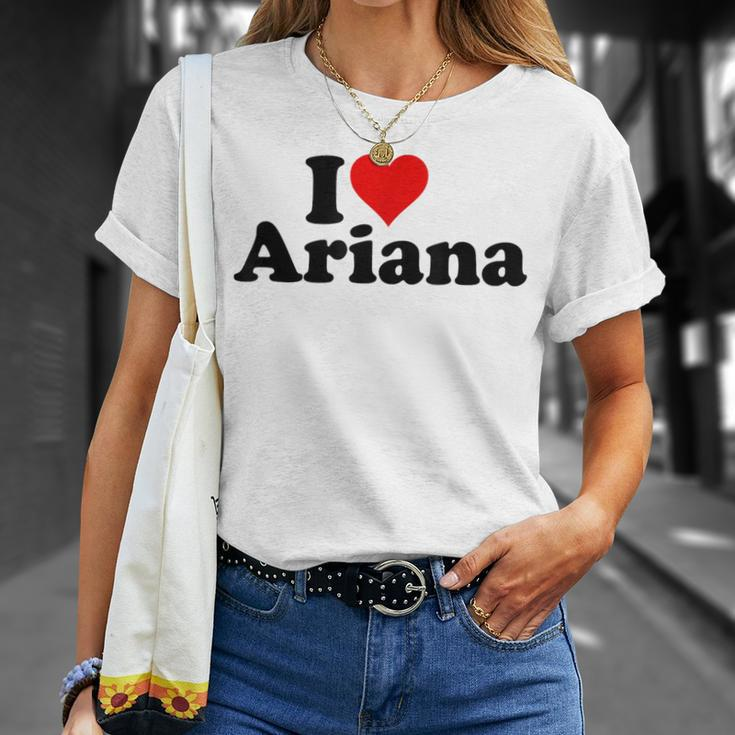 I Love Ariana T-Shirt Geschenke für Sie
