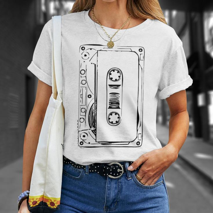 Love Retro Mixtape 80'S Blank Cassette Tape T-Shirt Gifts for Her