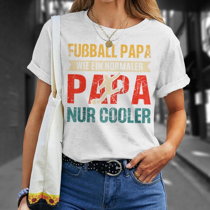 Lustiges Fußball Papa Perfekte Für Fußballliebhaberatertag Raglan T-Shirt Geschenke für Sie