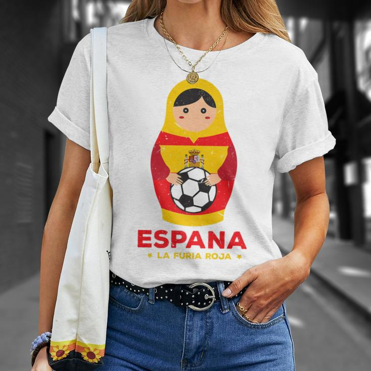 Matryoshka Spain 2018 Dolls Espana Team T-Shirt Gifts for Her