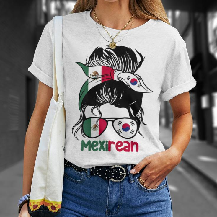 Mexirean Roots Half South Korean Half Mexican T-Shirt Gifts for Her