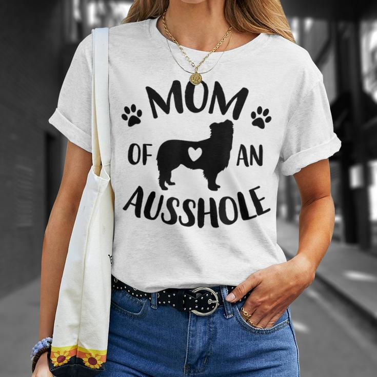 Mom Of An Ausshole Australian Shepherd Lover Aussie Dog Mama T-Shirt Gifts for Her
